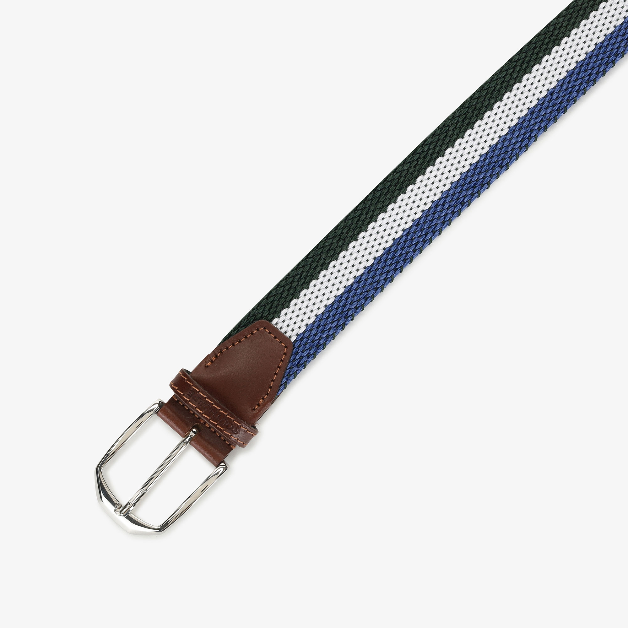 Stripe Color Weaving Belt_BL