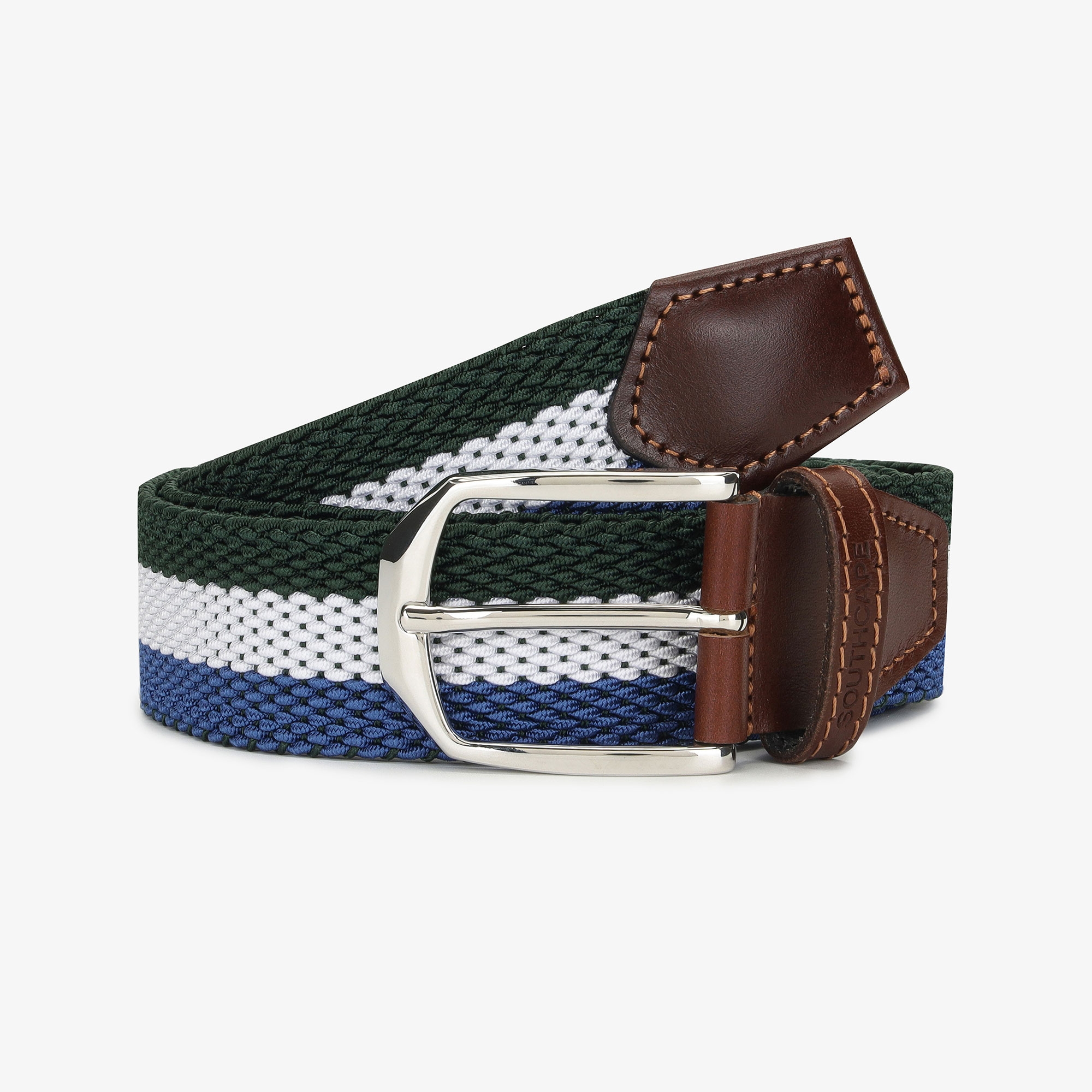 Stripe Color Weaving Belt_BL