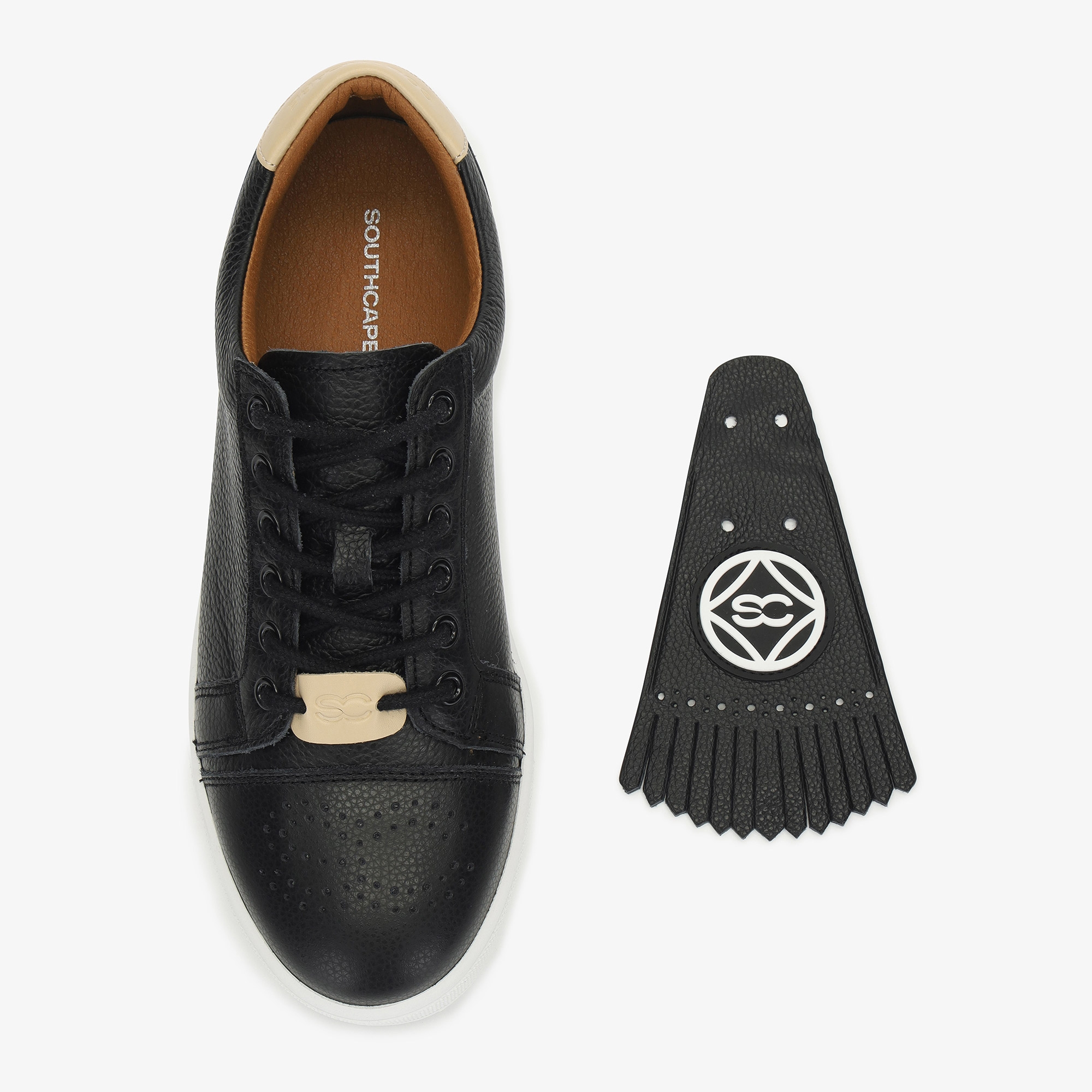SC Grain Two-Way Tassel Sneakers_BK