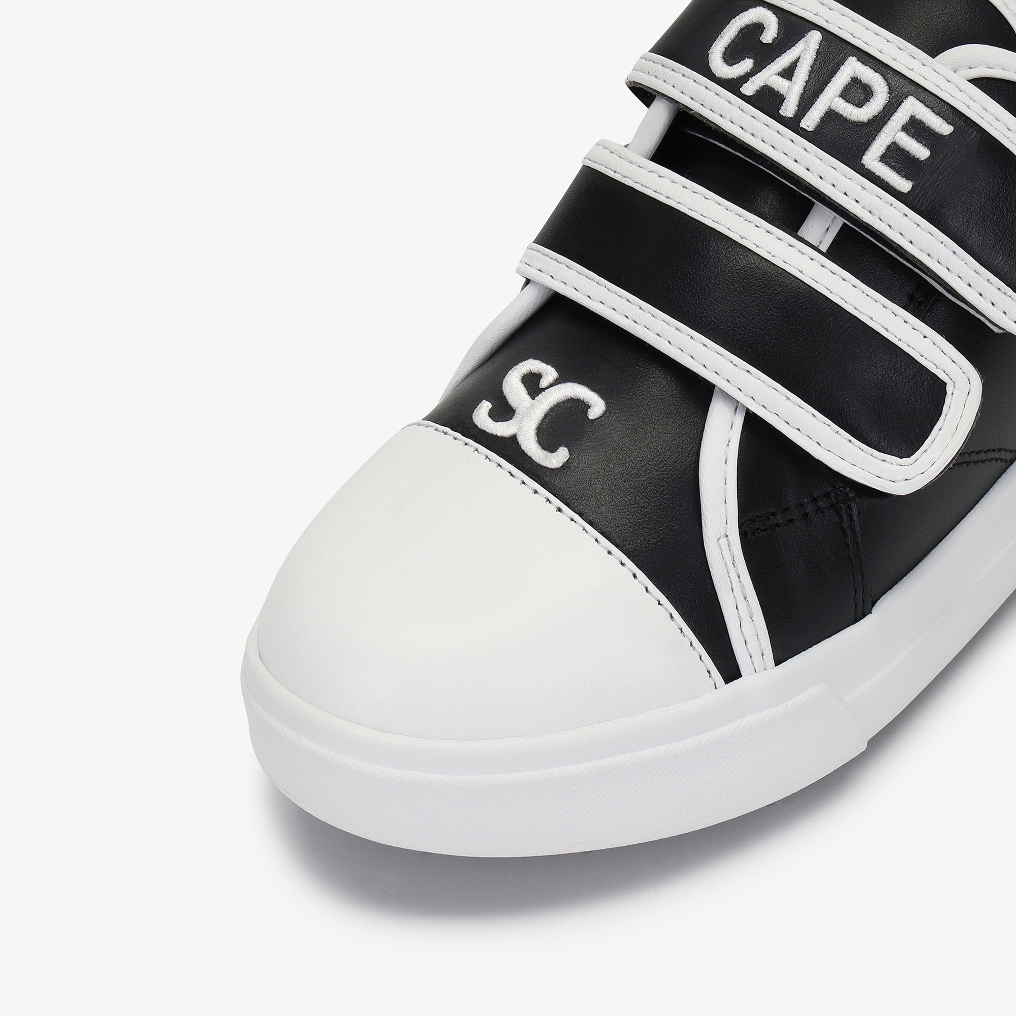SC Logo Color-Block Velcro Spikeless Shoes_BK