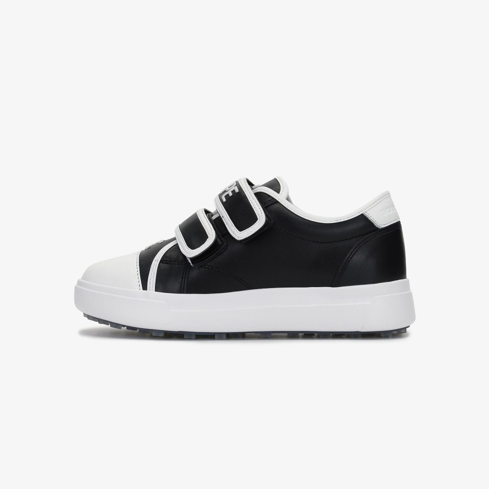 SC Logo Color-Block Velcro Spikeless Shoes_BK