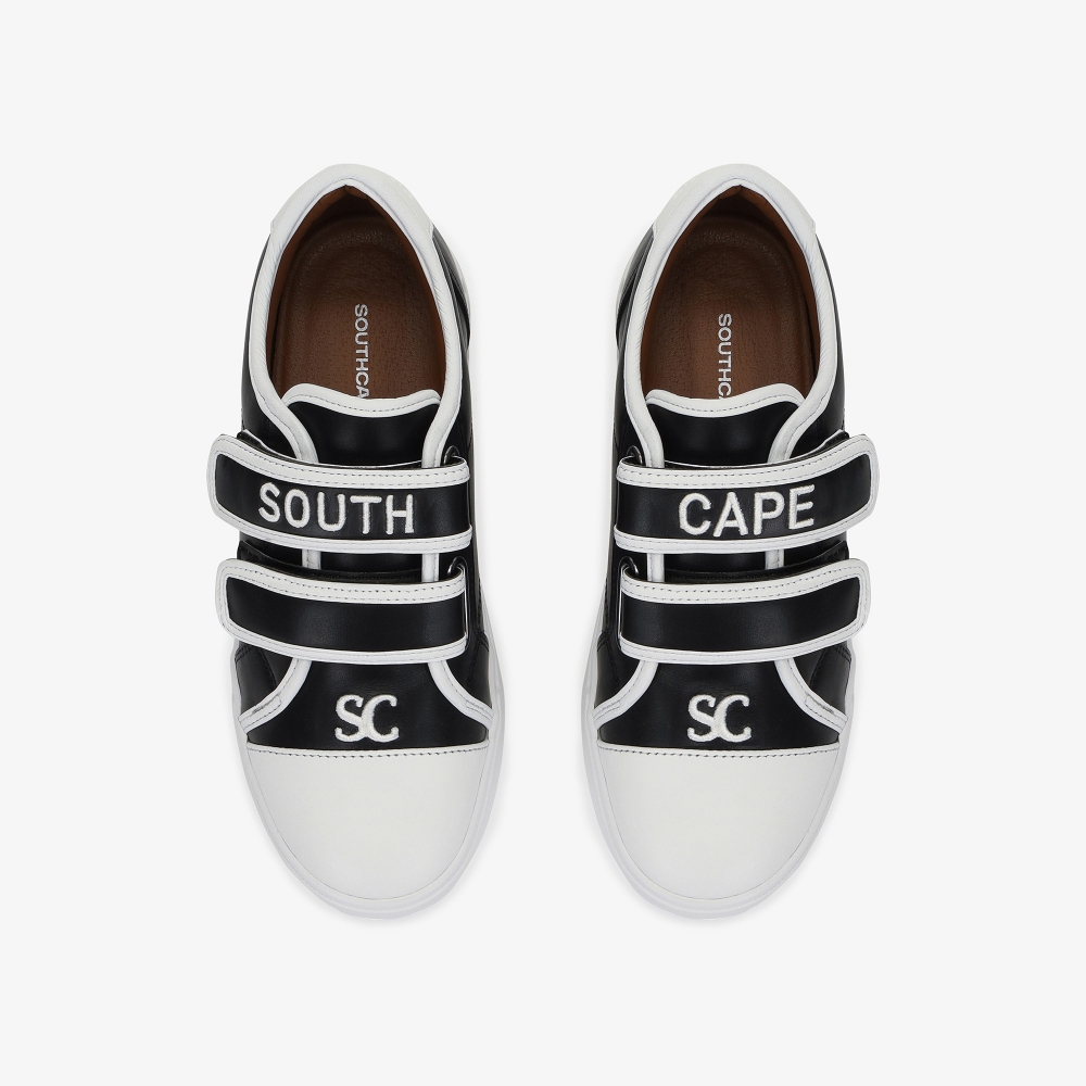 SC Logo Color-Block Velcro Spikeless Shoes_BK