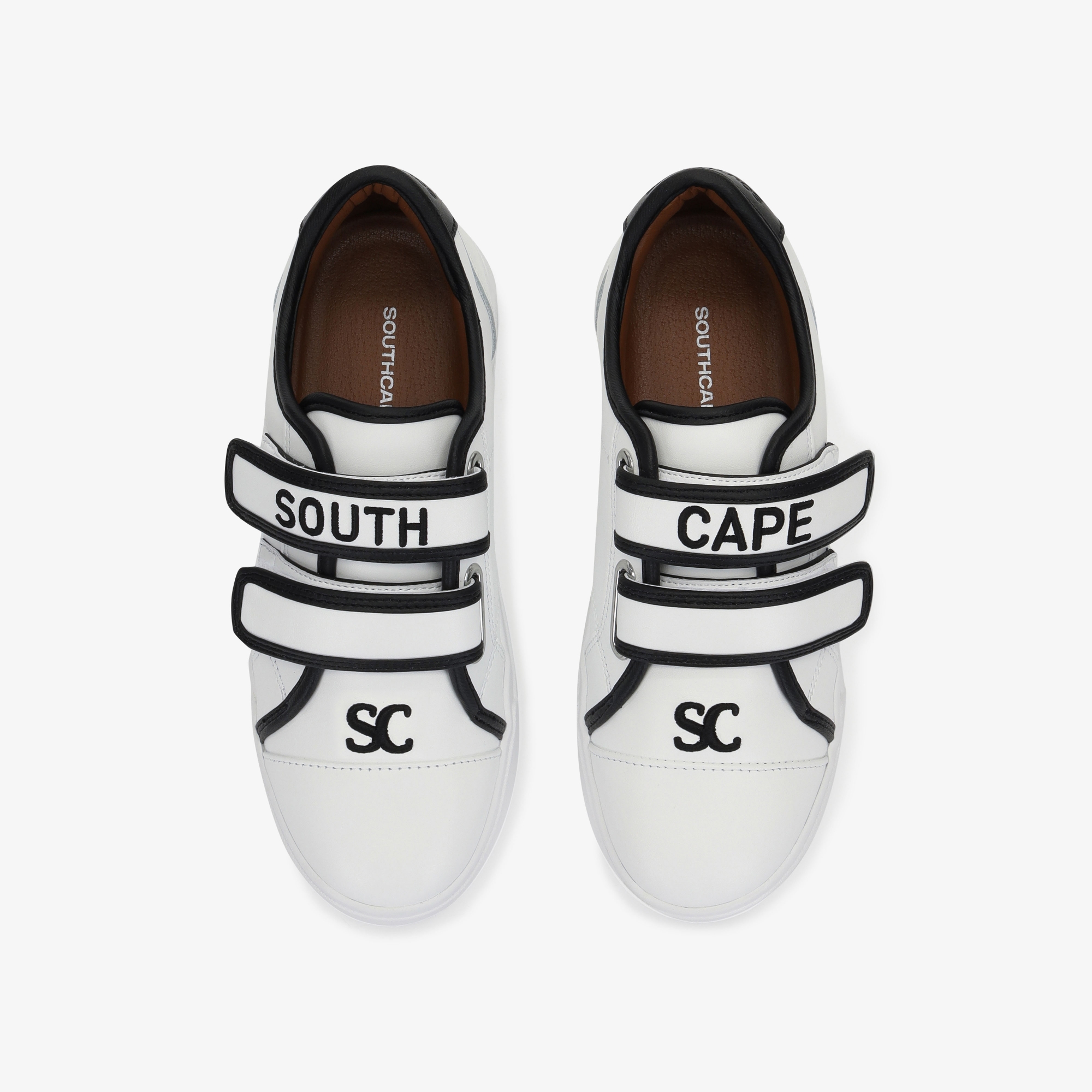 SC Logo Color-Block Velcro Spikeless Shoes_WT