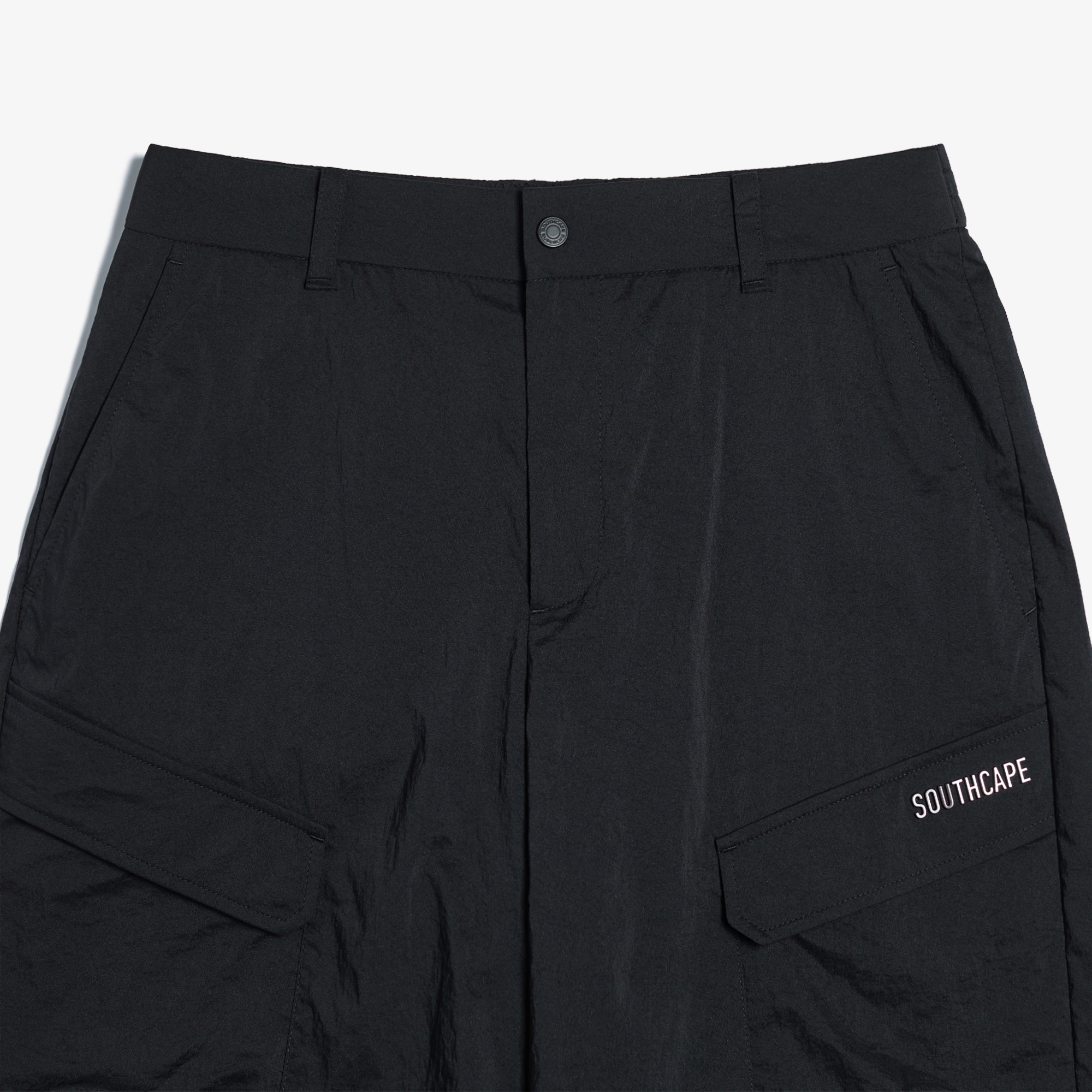 Cargo Out Pocket Half Pants_BK