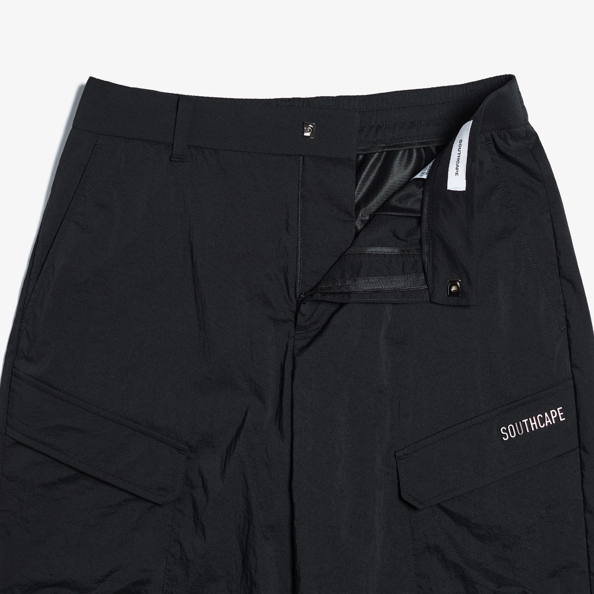 Cargo Out Pocket Half Pants_BK