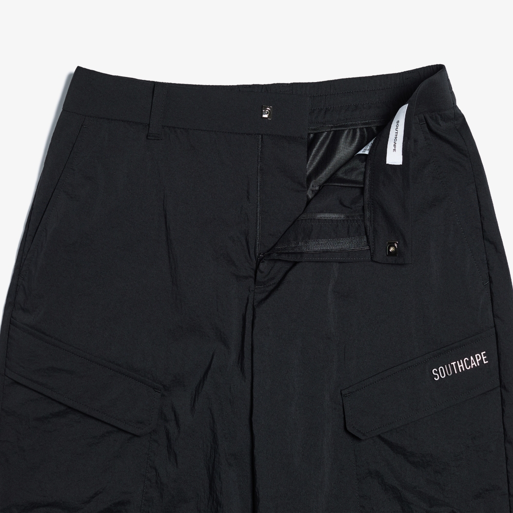 Cargo Out Pocket Half Pants_BK