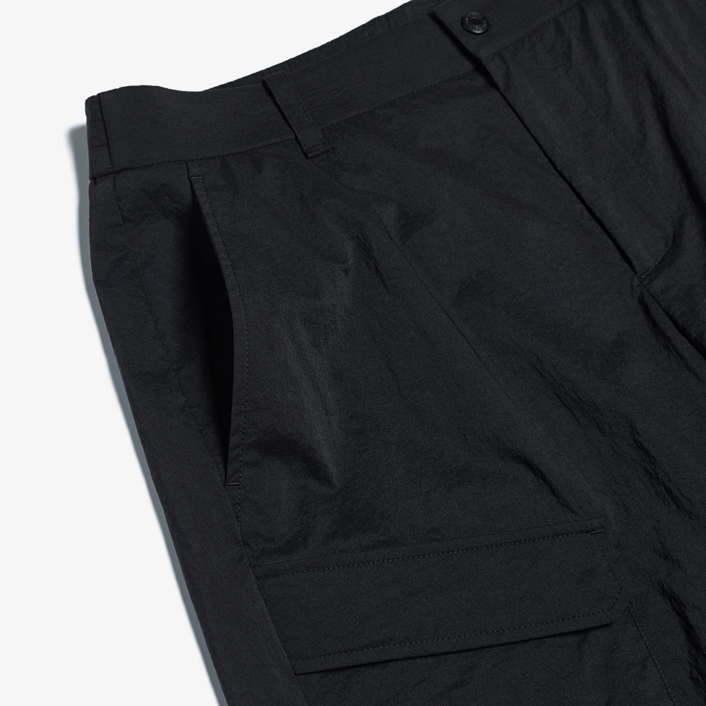 Cargo Out Pocket Half Pants_BK