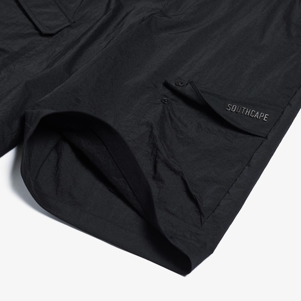 Cargo Out Pocket Half Pants_BK