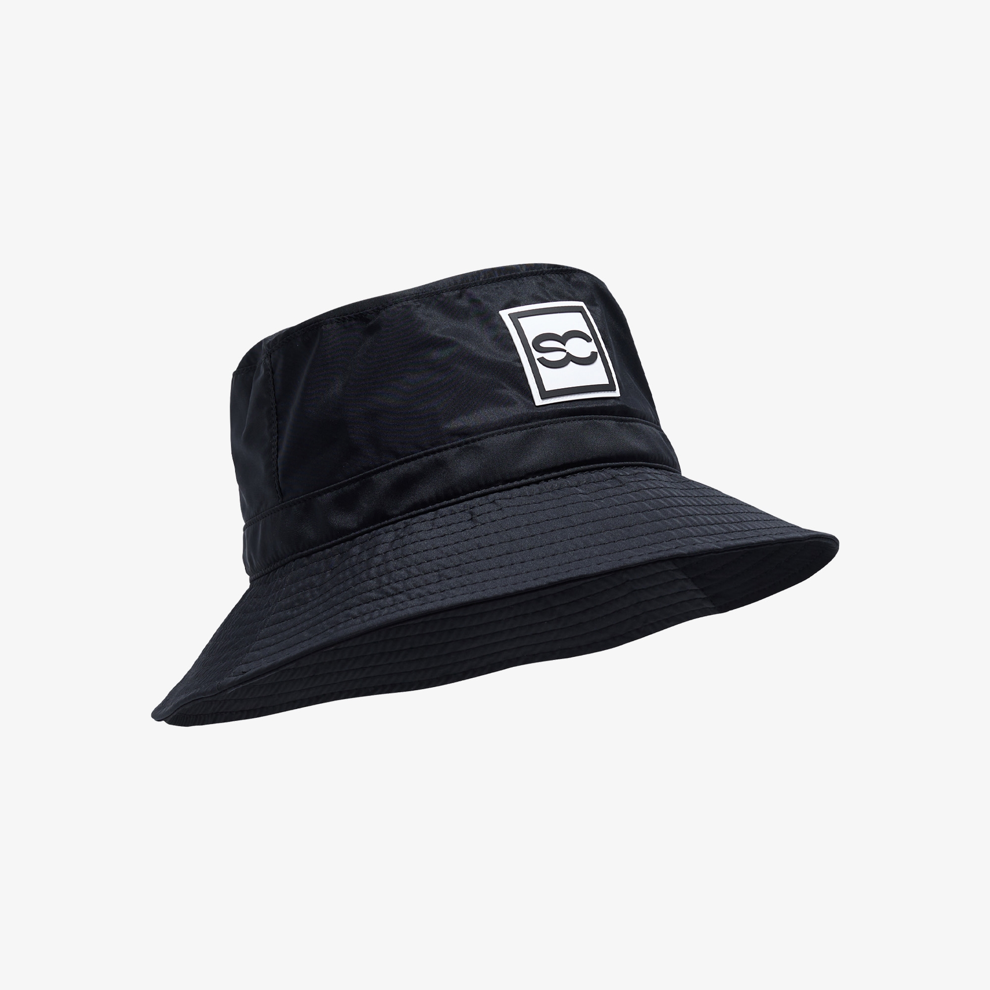 SC Square Logo Patch Bucket Hat_BK