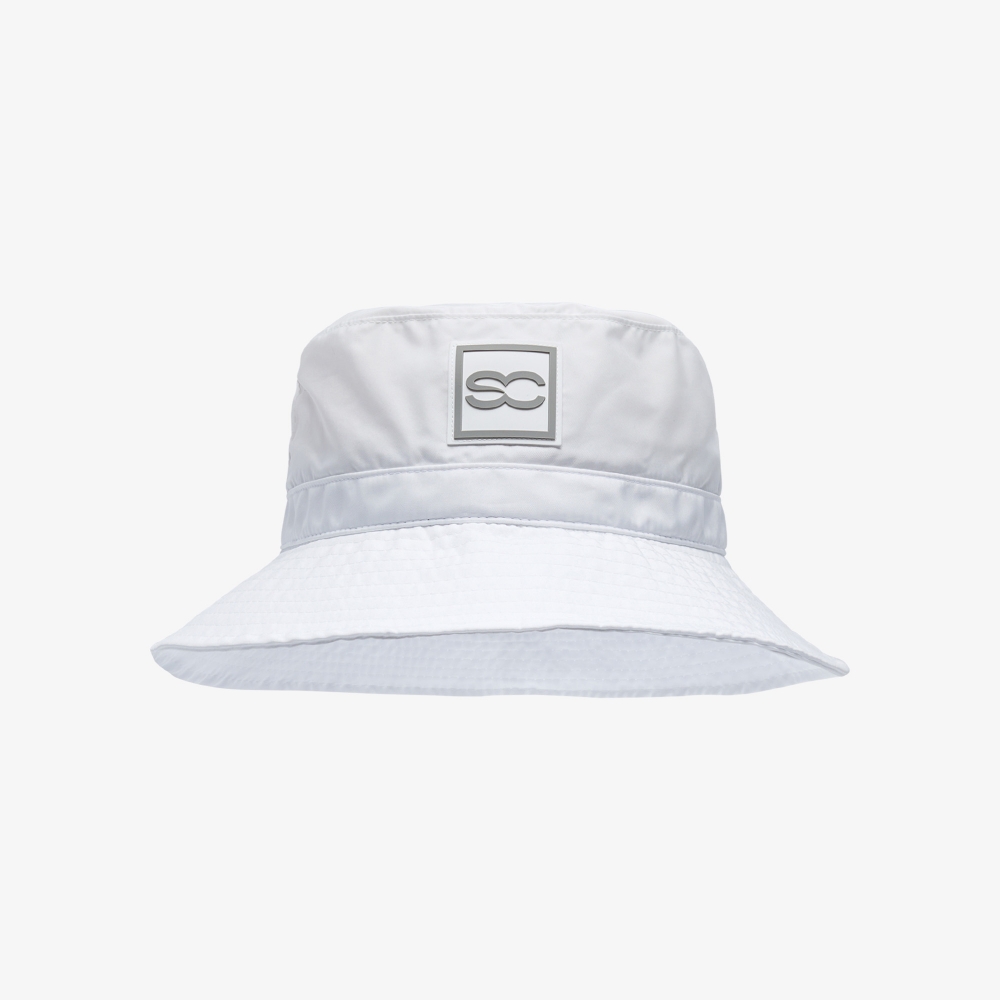 SC Square Logo Patch Bucket Hat_WT
