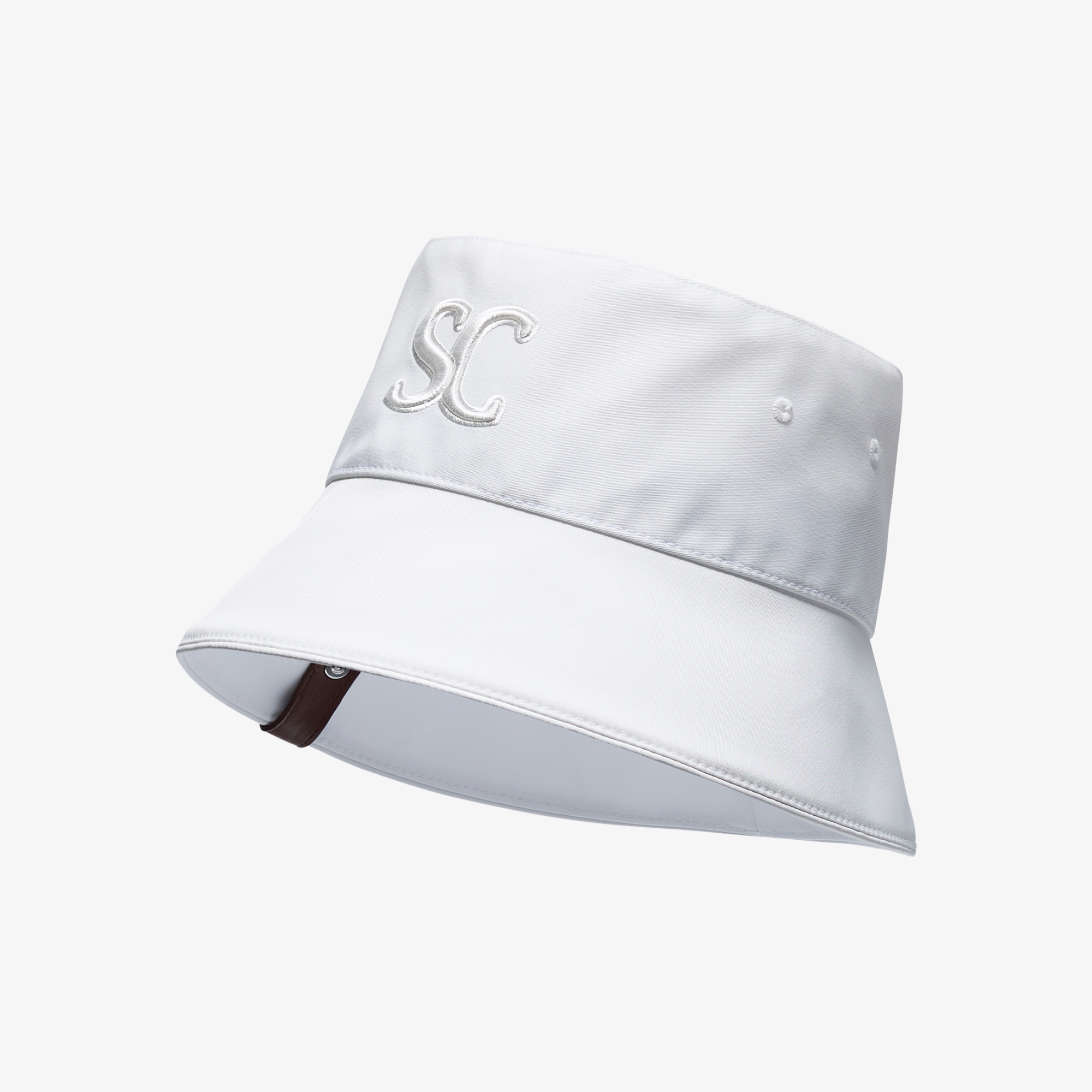 SC Logo String Bucket Hat_WT