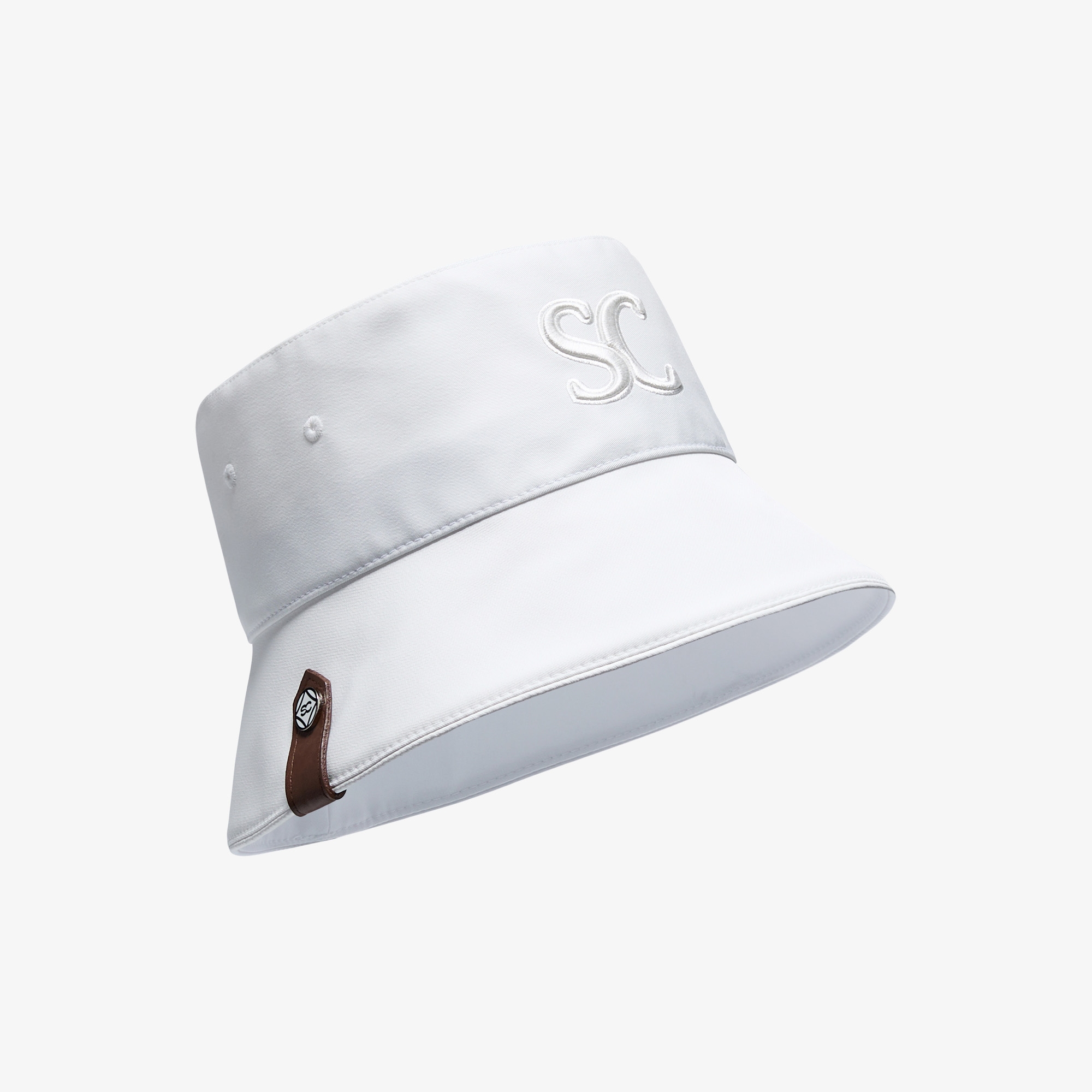 SC Logo String Bucket Hat_WT