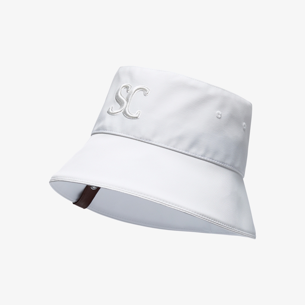 SC Logo String Bucket Hat_WT