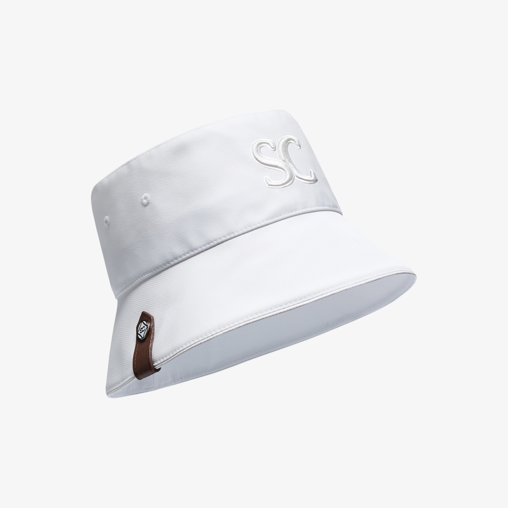 SC Logo String Bucket Hat_WT