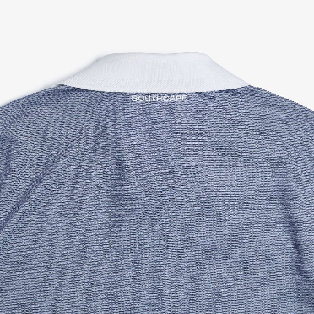 Open Collar Short Sleeve T-shirt_BL