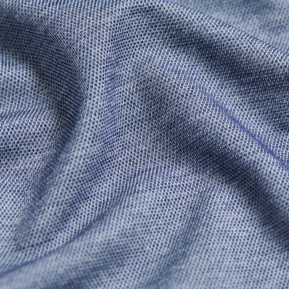 Open Collar Short Sleeve T-shirt_BL