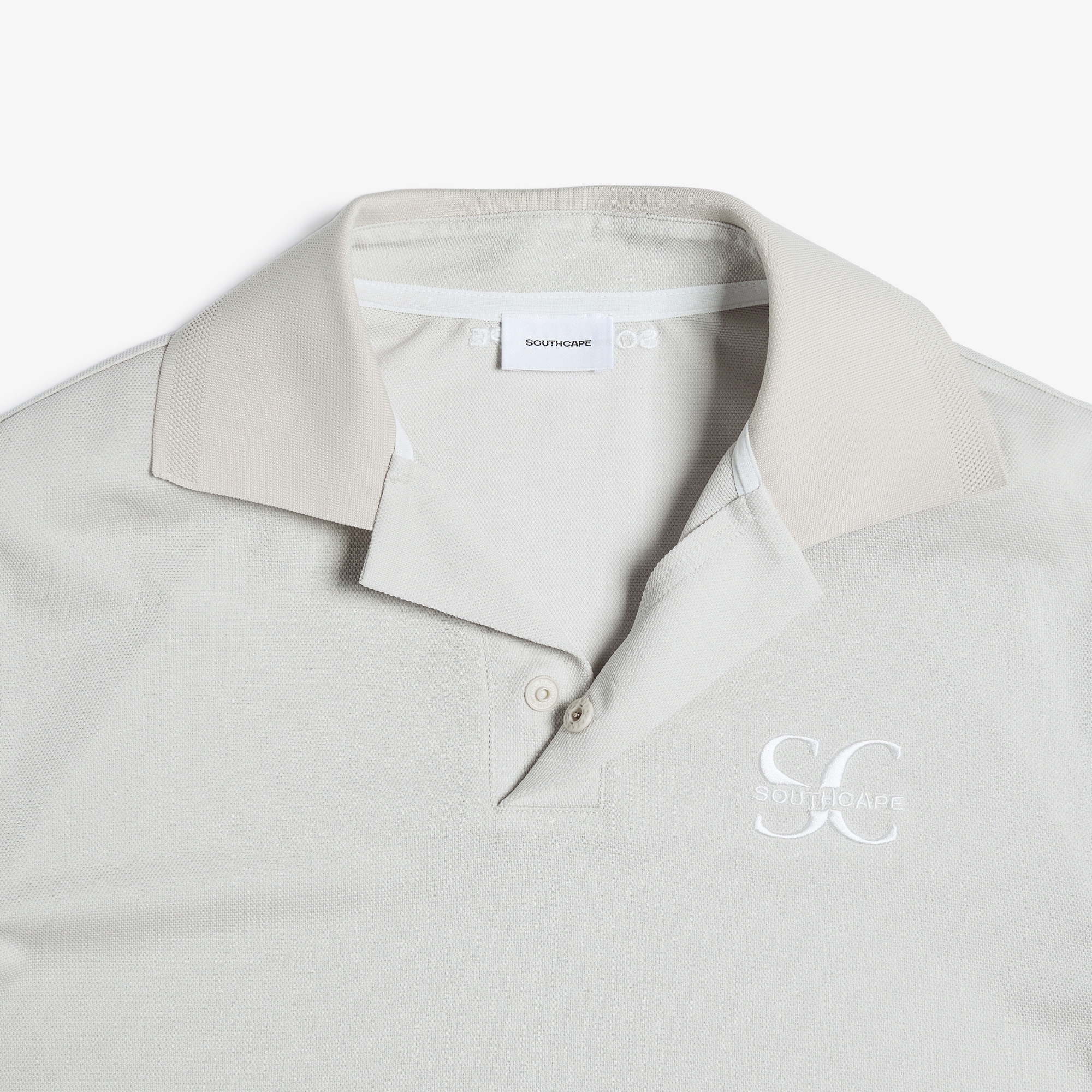 Open Collar Short Sleeve T-shirt_SD