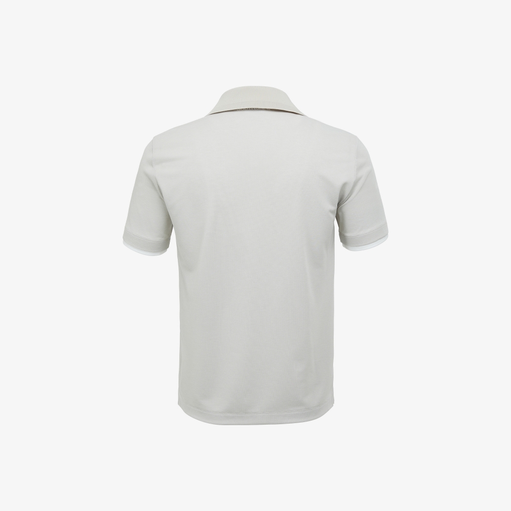 Open Collar Short Sleeve T-shirt_SD