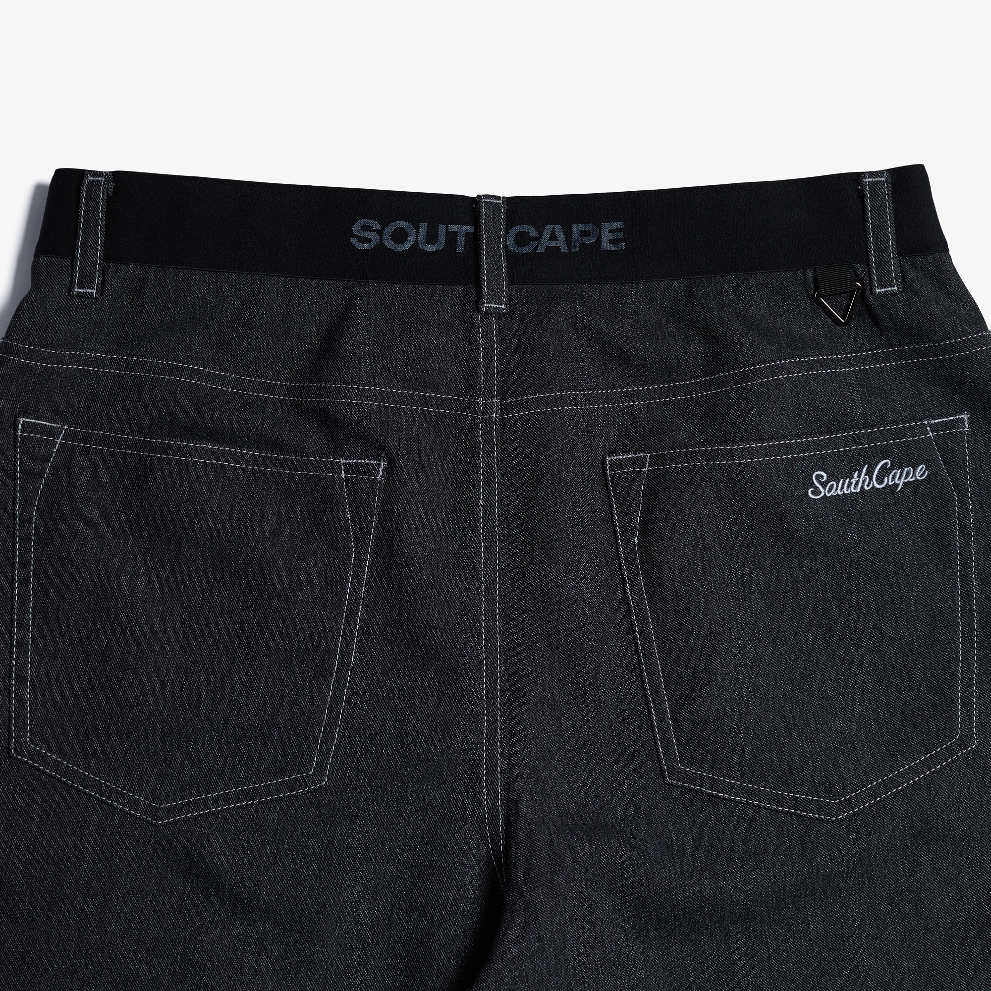 Denim Regular Fit Pants_BK