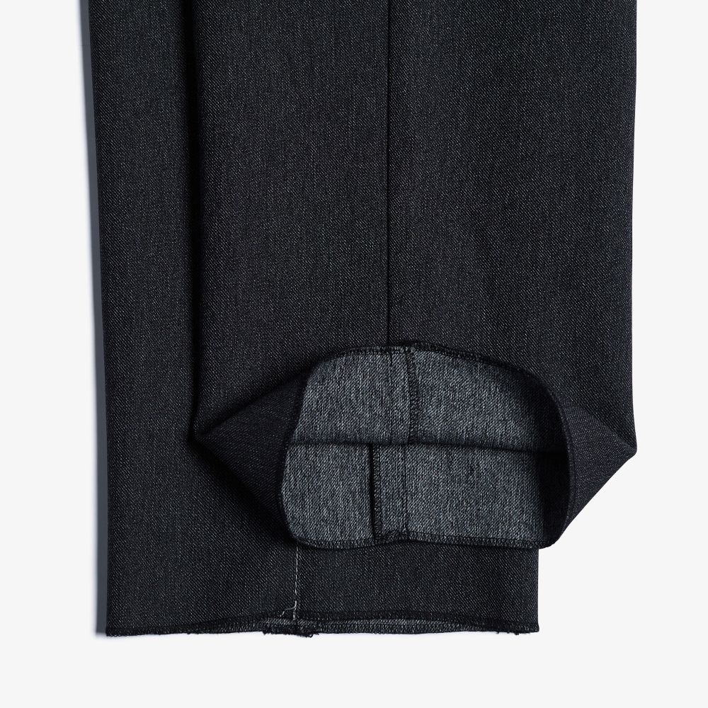 Denim Regular Fit Pants_BK