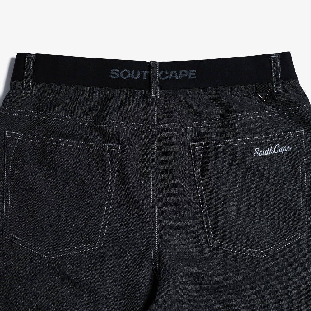 Denim Regular Fit Pants_BK