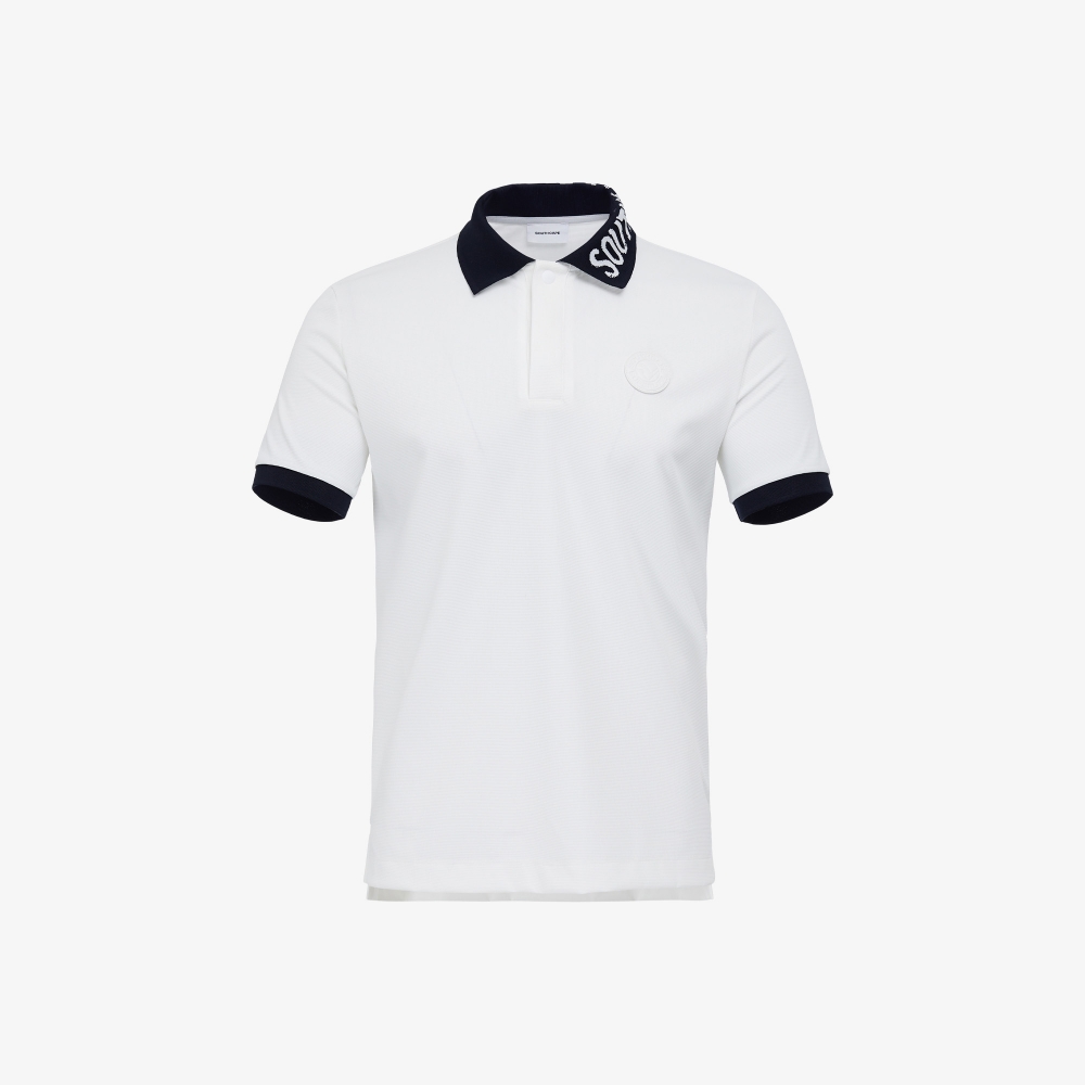 Collar Logo Short Sleeve T-shirt_WT