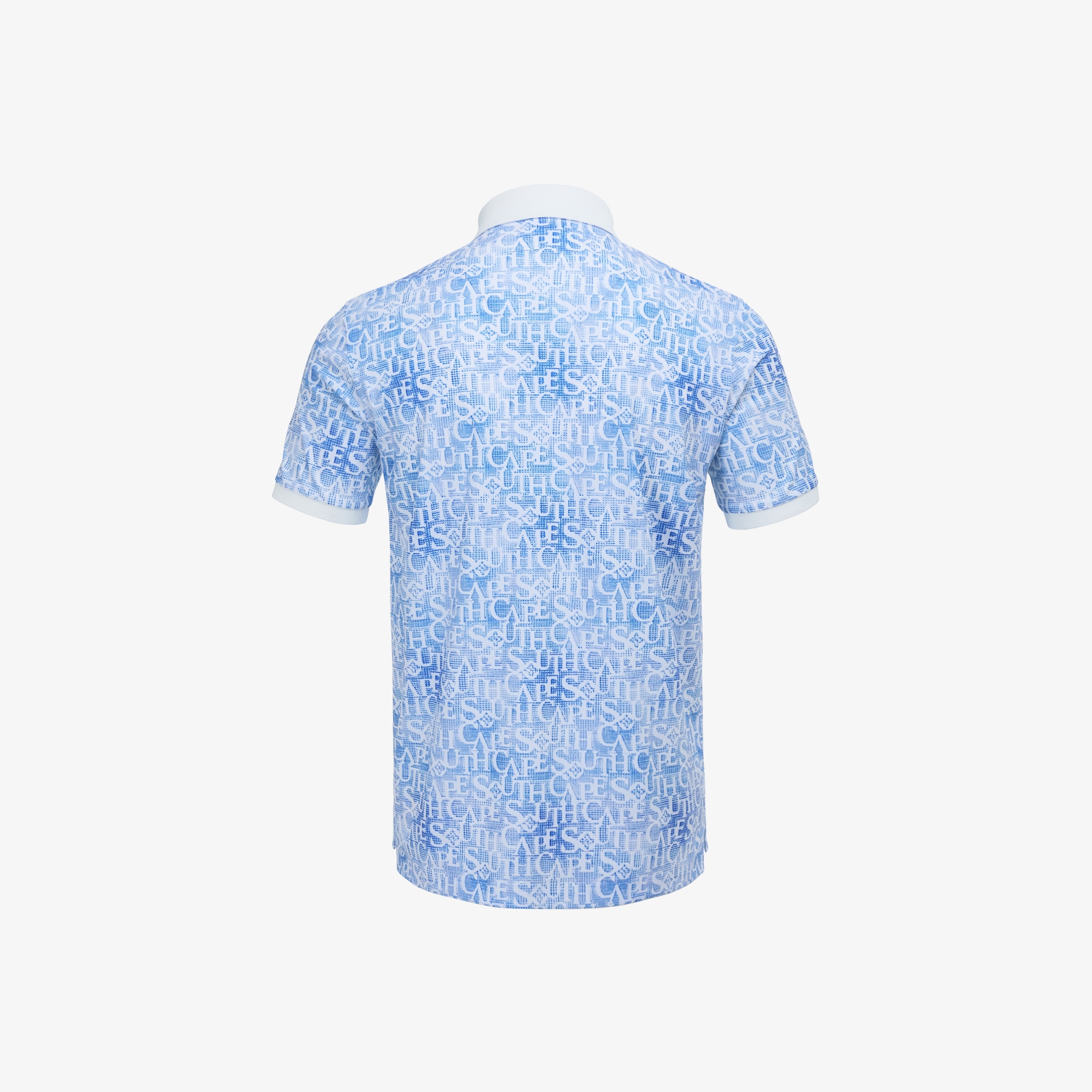 Logo Print Collar Short Sleeve T-shirt_BL