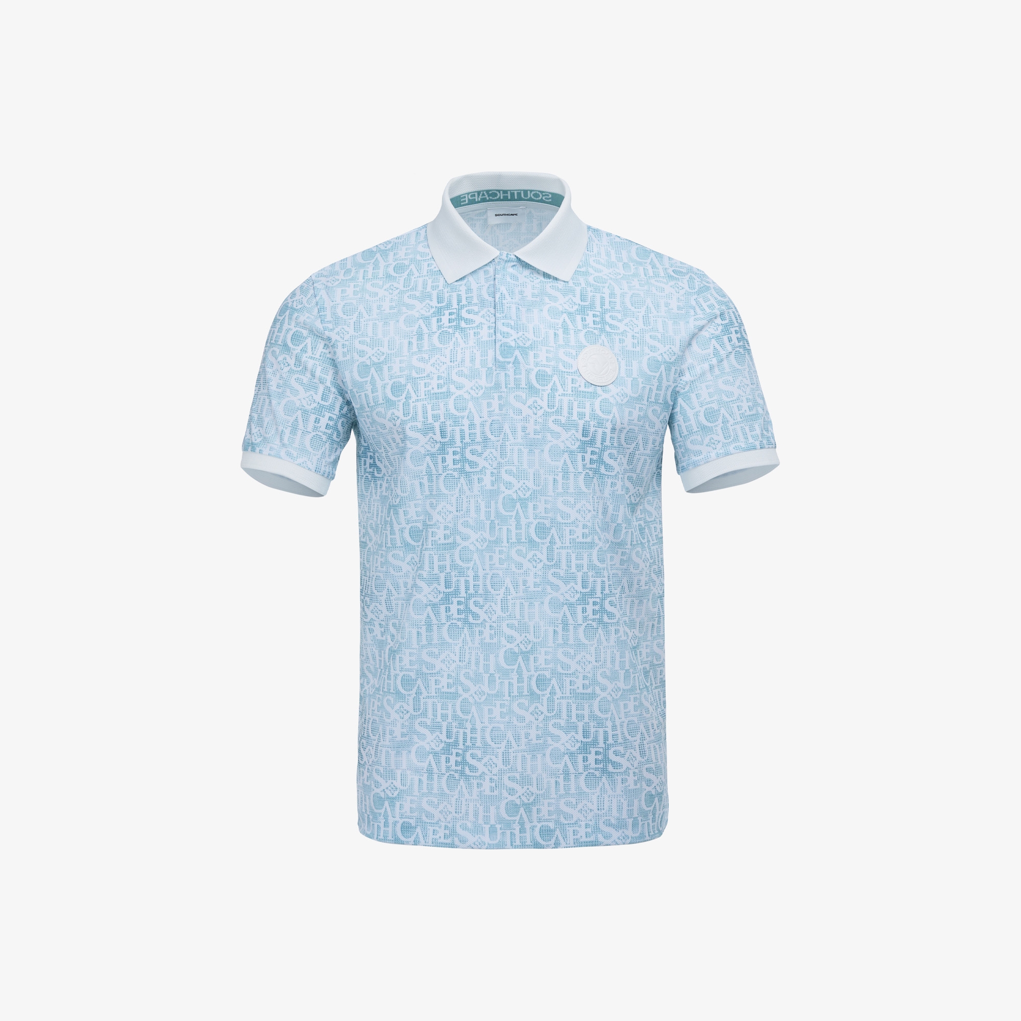 Logo Print Collar Short Sleeve T-shirt_MT