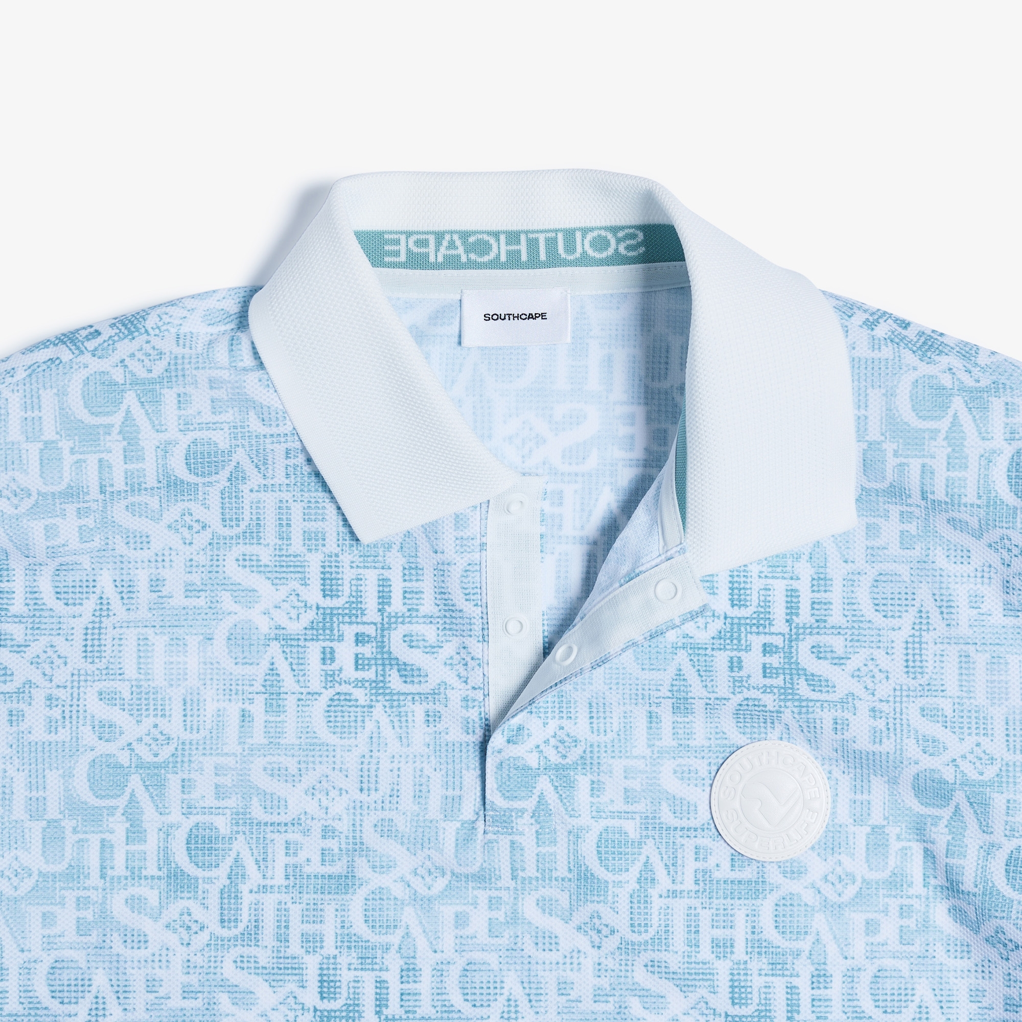 Logo Print Collar Short Sleeve T-shirt_MT