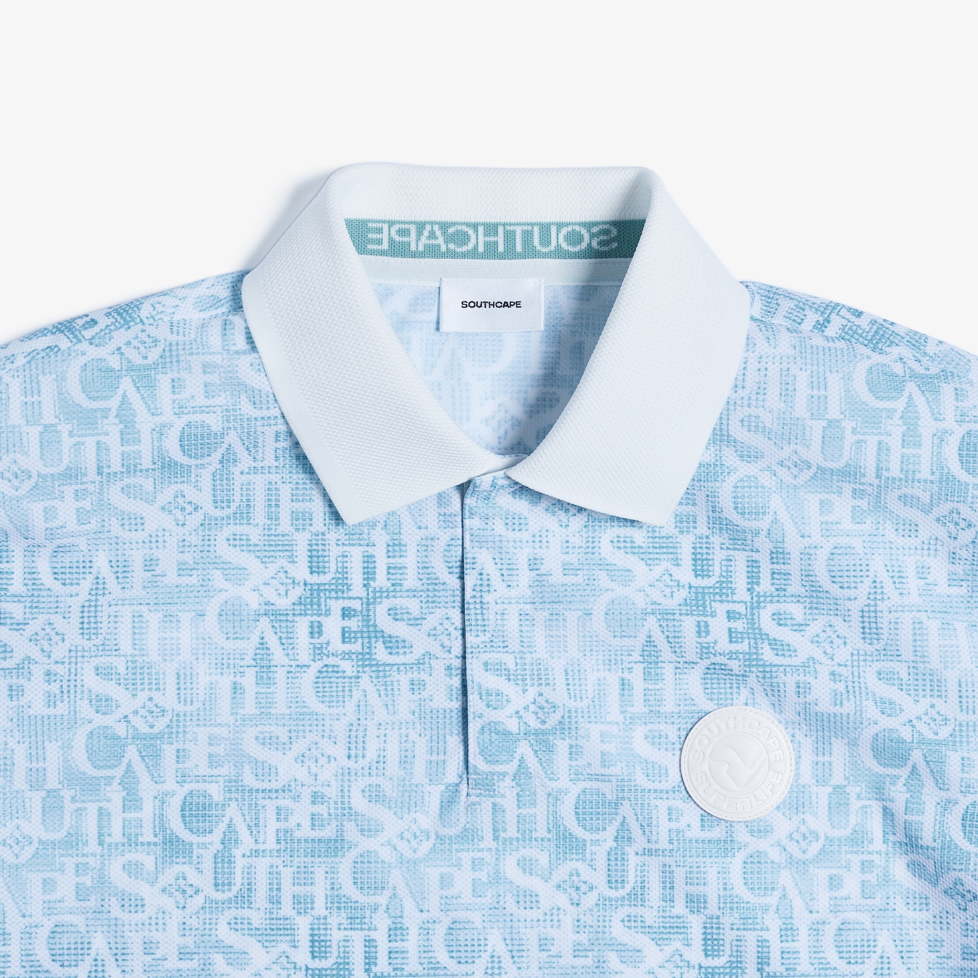 Logo Print Collar Short Sleeve T-shirt_MT