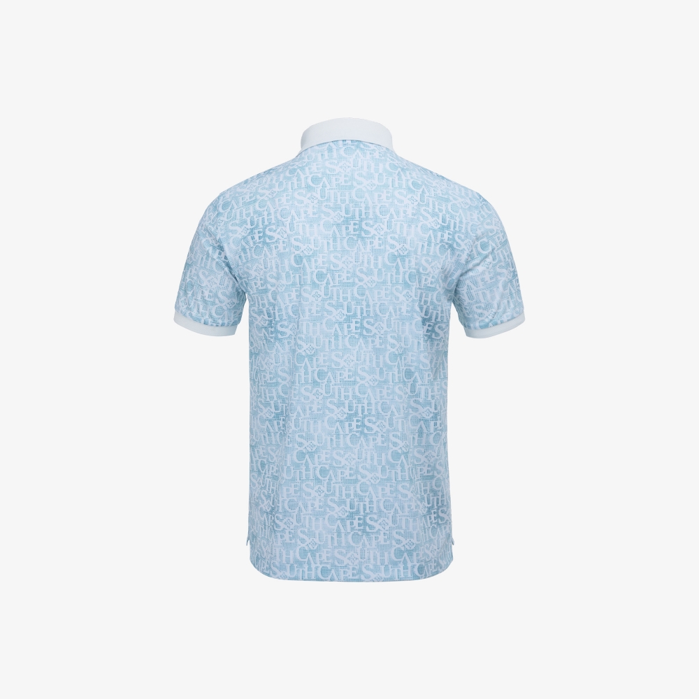 Logo Print Collar Short Sleeve T-shirt_MT