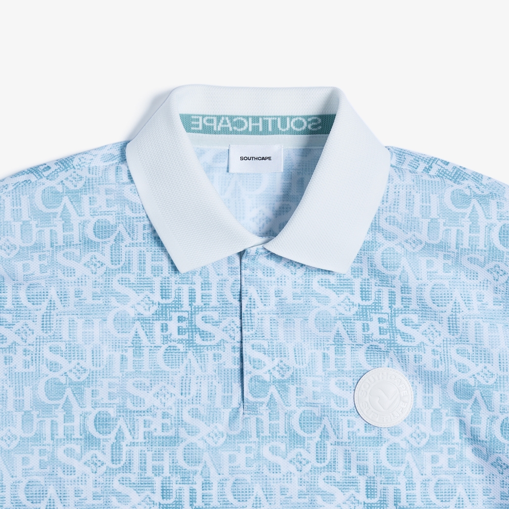 Logo Print Collar Short Sleeve T-shirt_MT