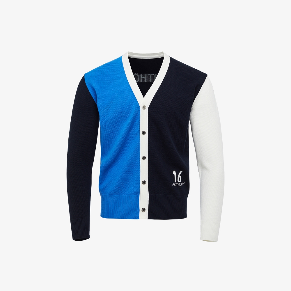 16 Logo Coloring Knitwear Cardigan_BL