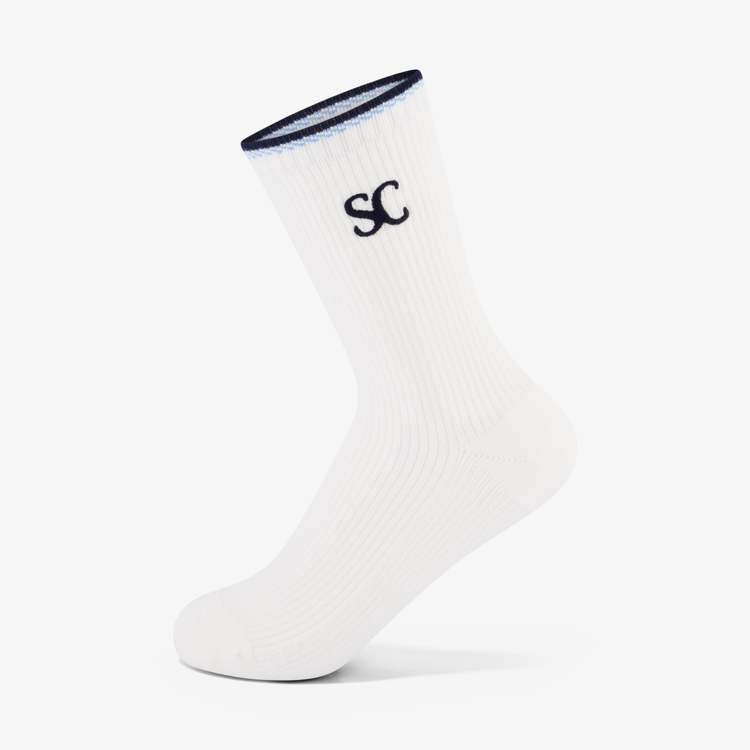 Color-Blocked Point Socks_BL