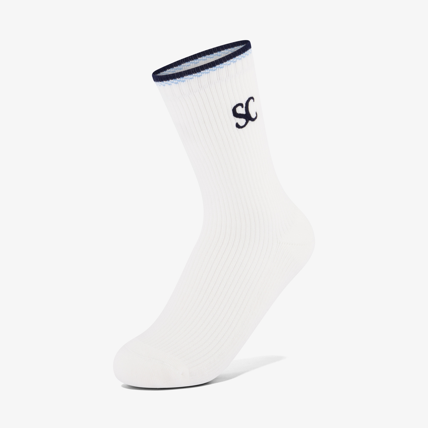 Color-Blocked Point Socks_BL