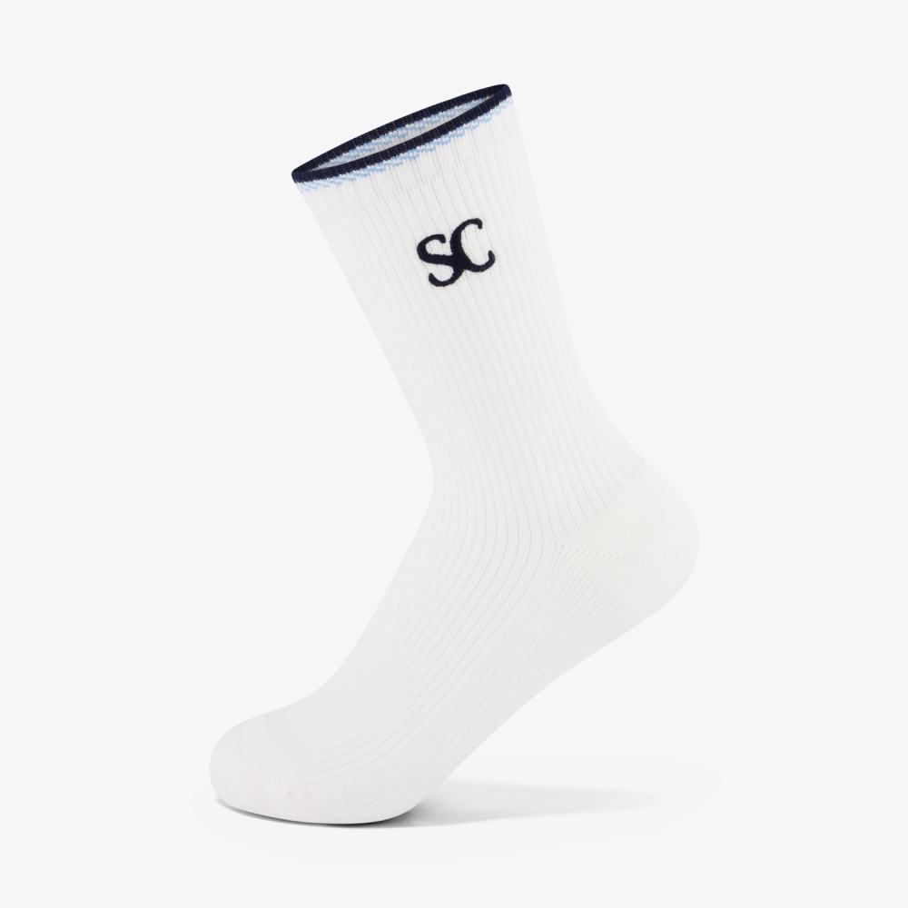 Color-Blocked Point Socks_BL