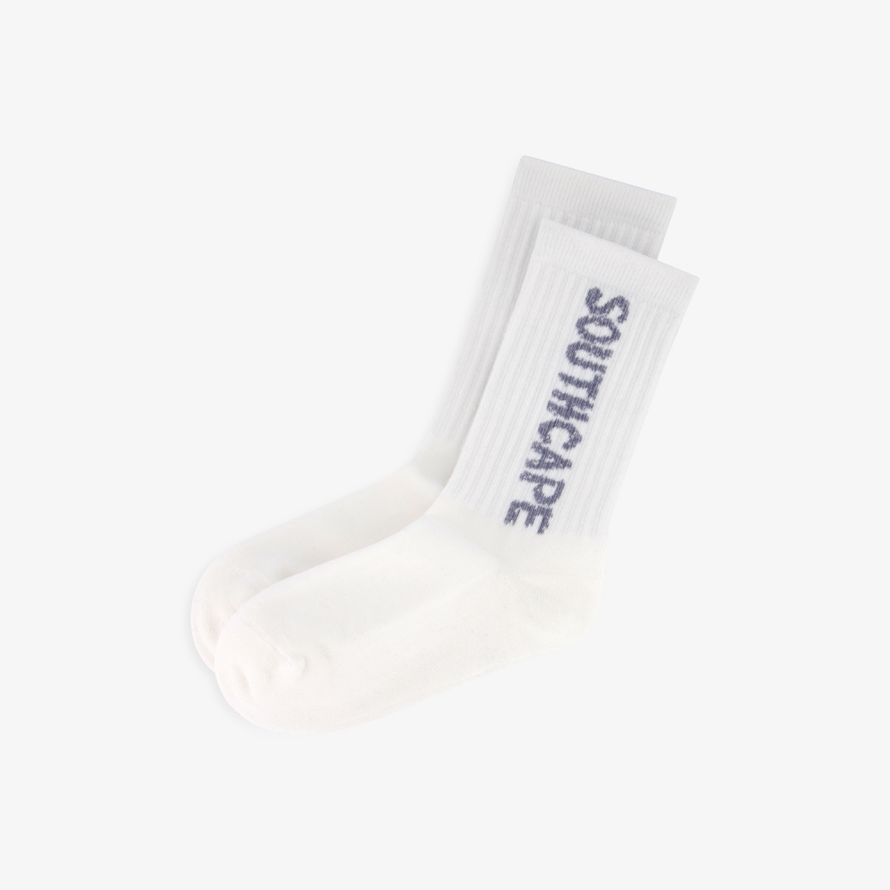 Lettering Logo Socks_WT