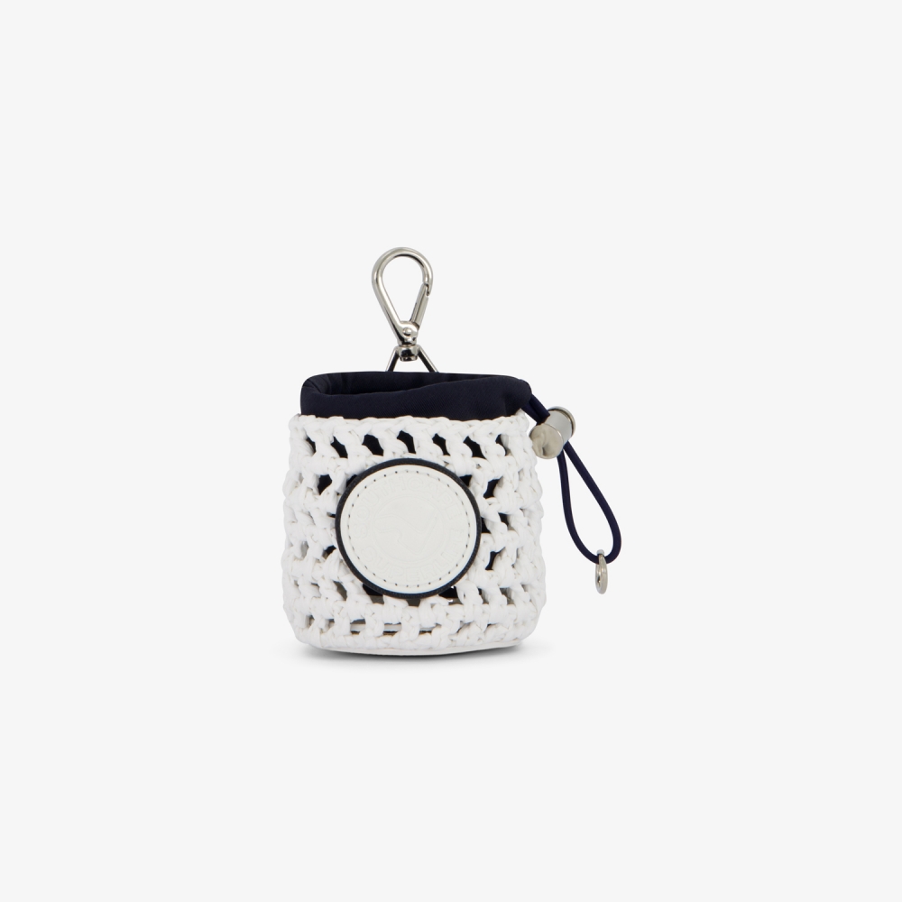 Raffia Ball Pouch_WT