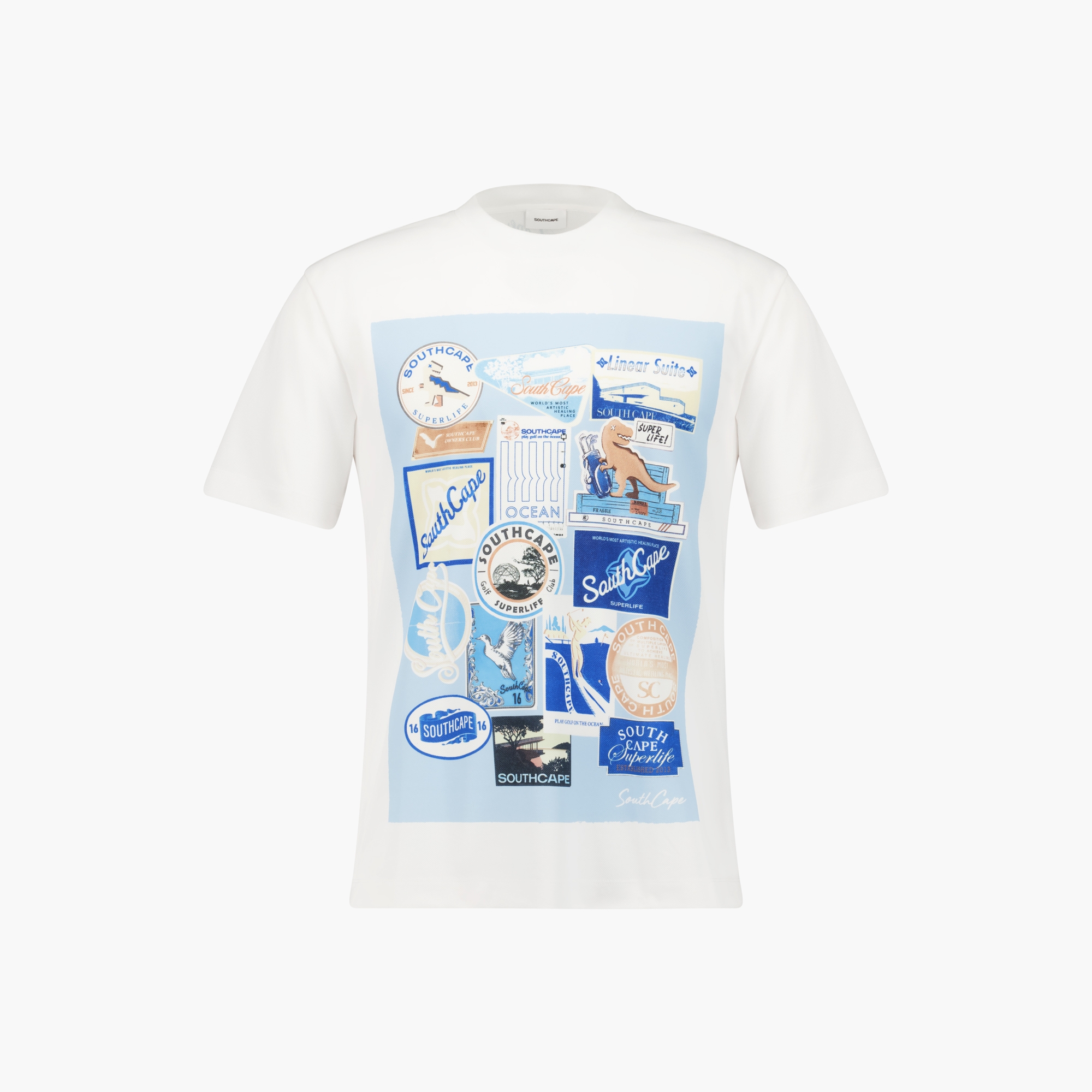 Boyage Graphic Mesh Short Sleeve T-shirt_WT
