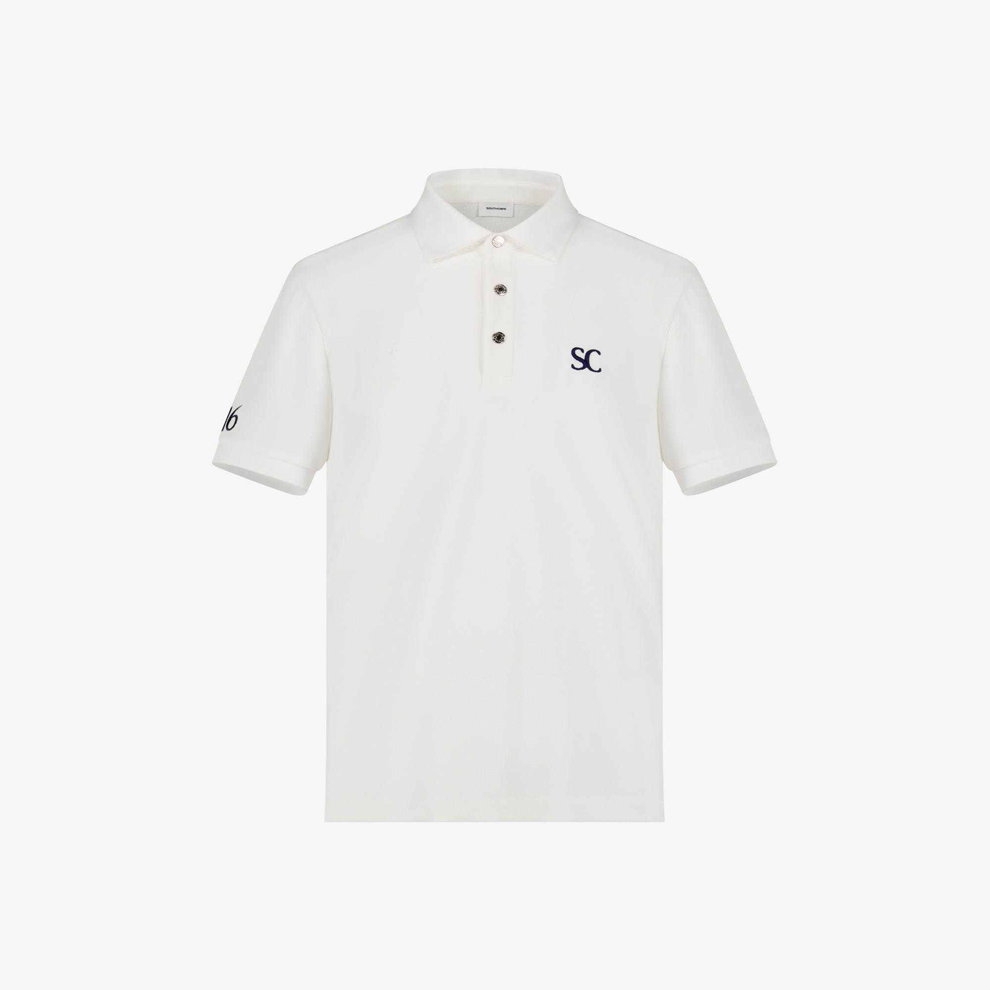 Floral collar T-shirt_WT