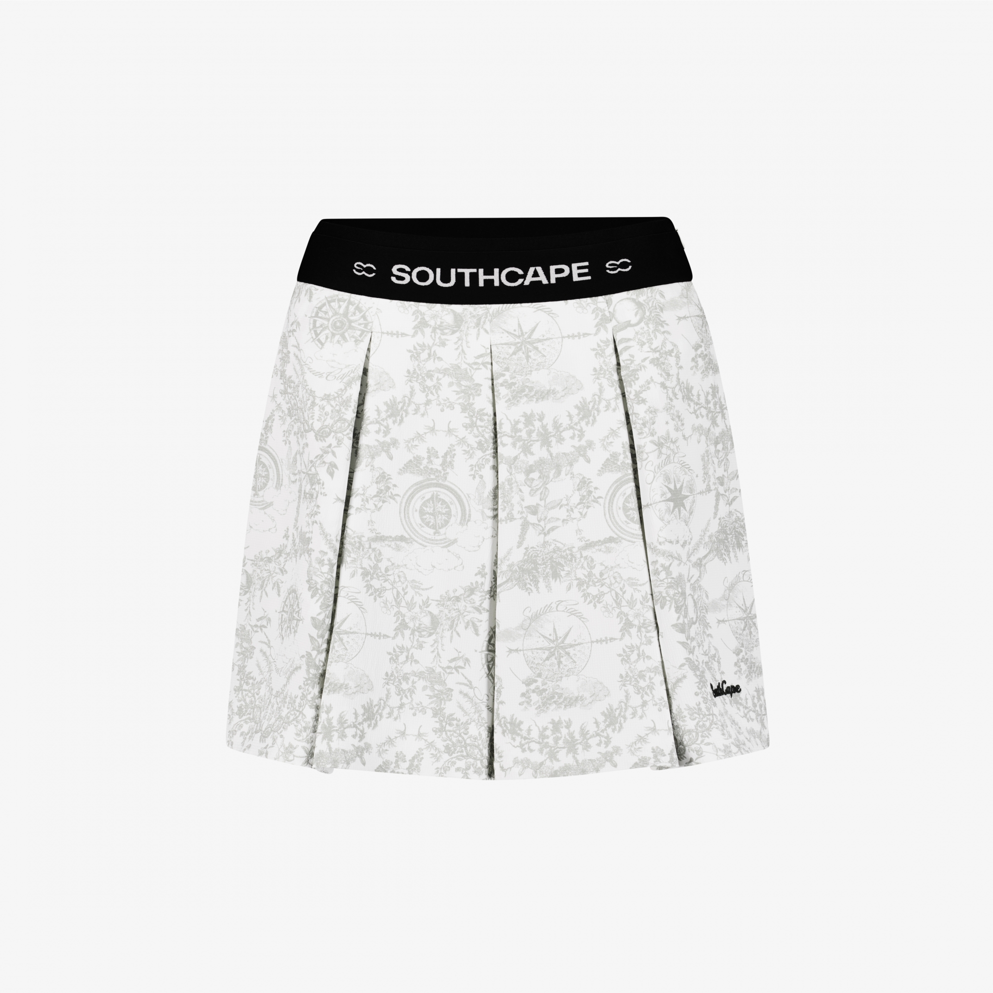 Southcross Print Pleated Skirt_KH