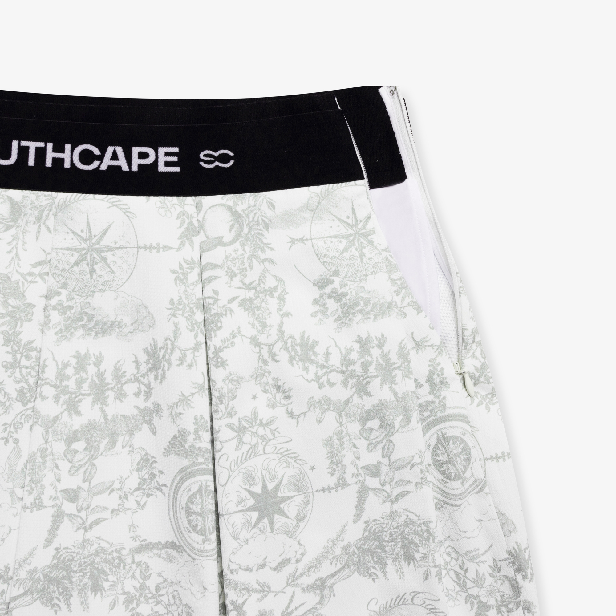 Southcross Print Pleated Skirt_KH