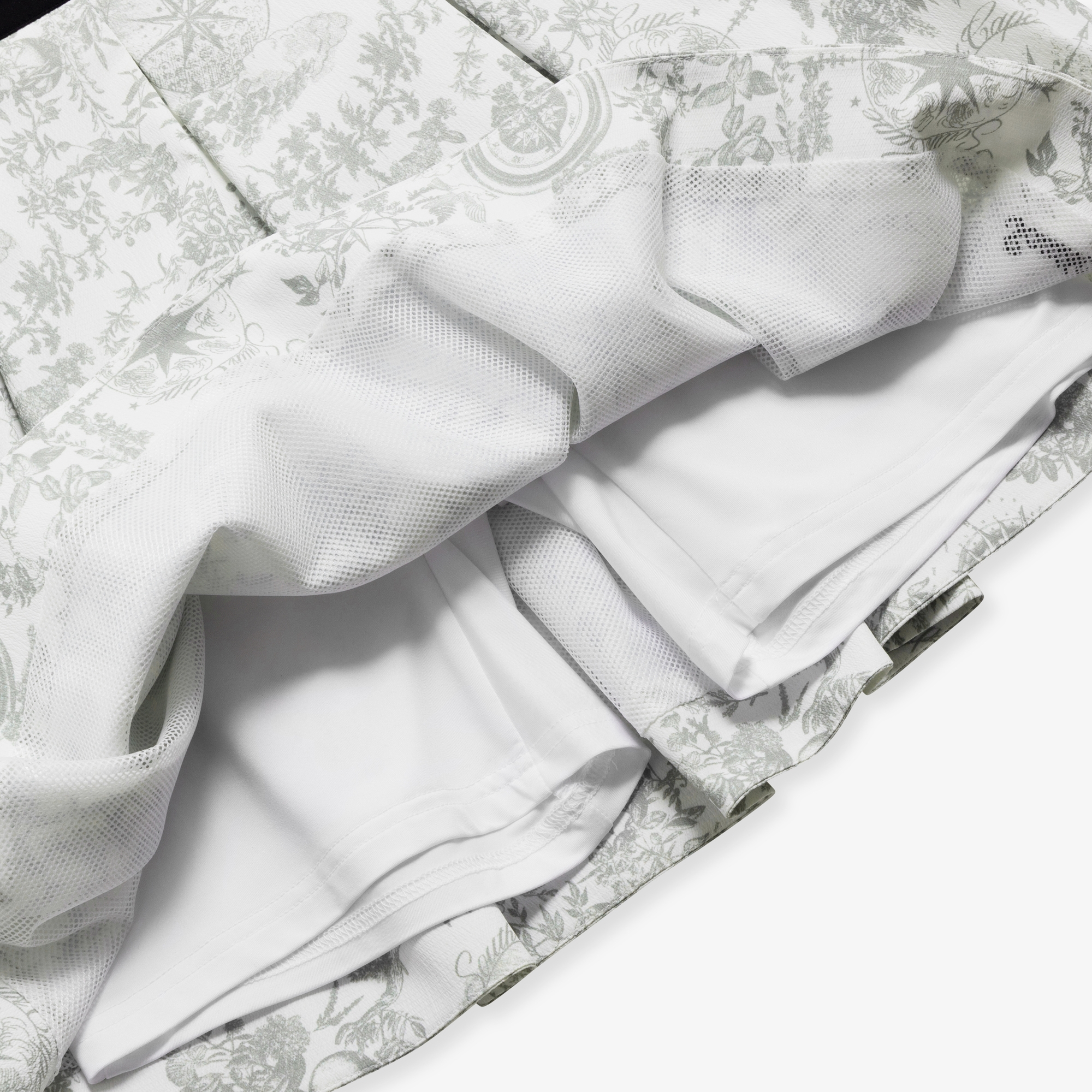 Southcross Print Pleated Skirt_KH