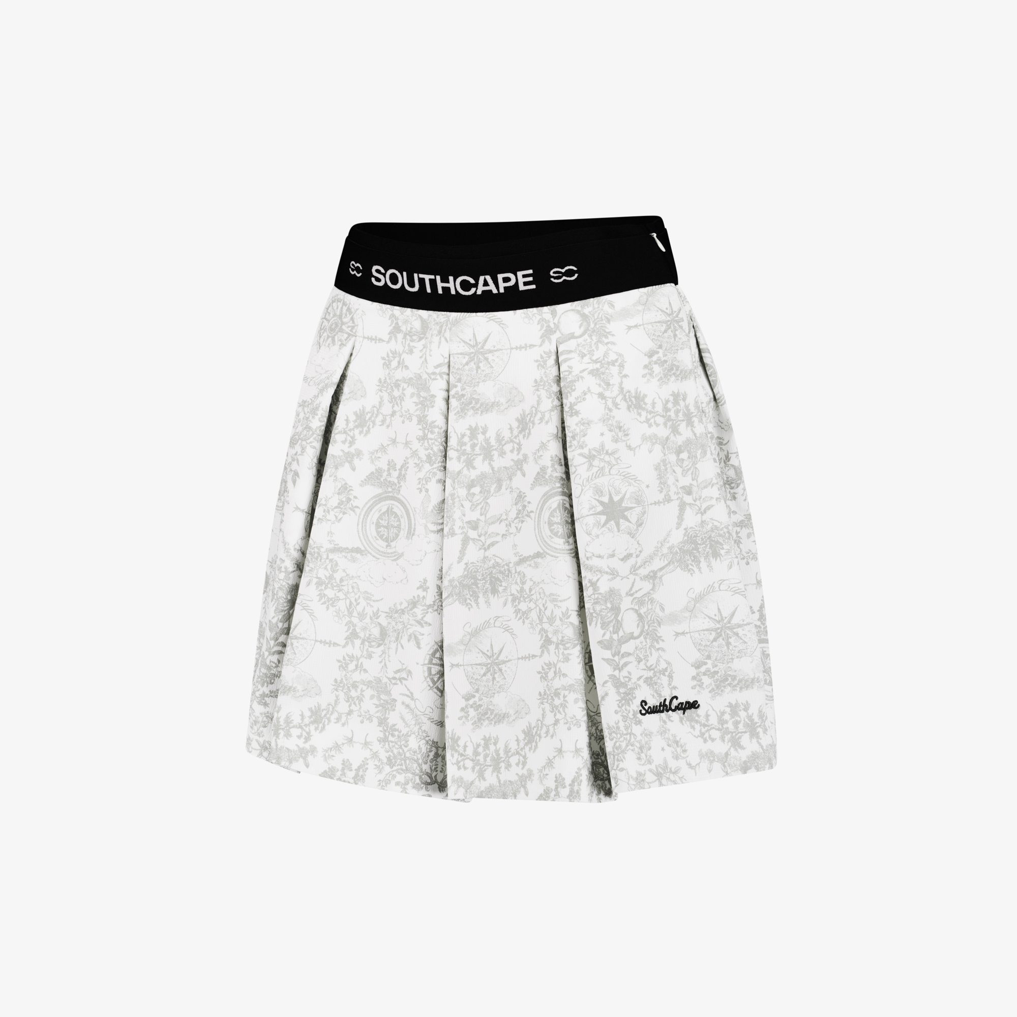 Southcross Print Pleated Skirt_KH