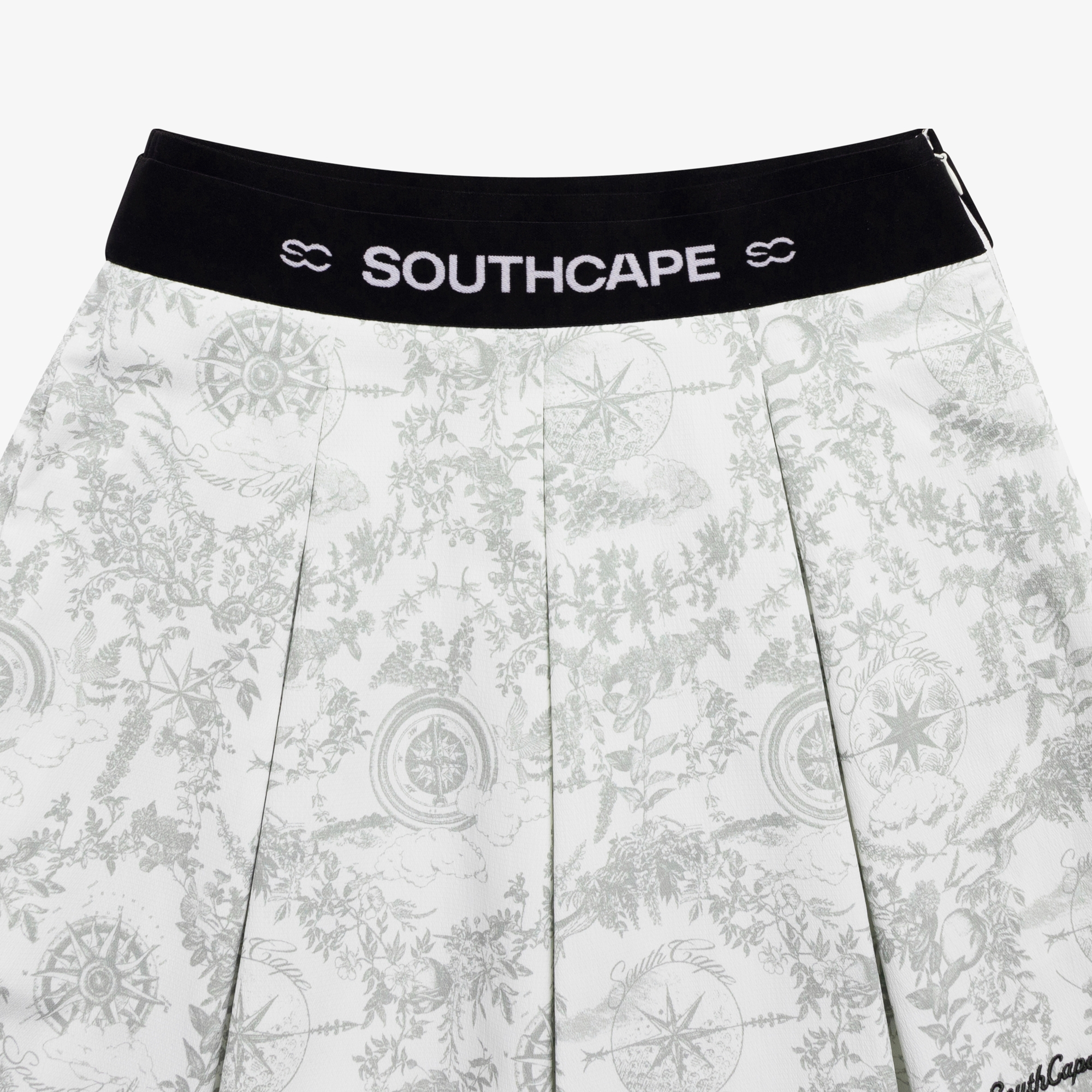 Southcross Print Pleated Skirt_KH