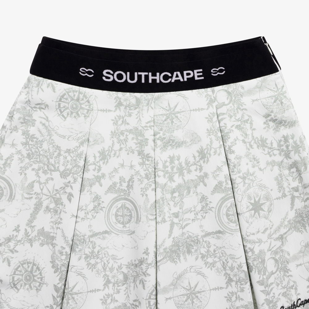 Southcross Print Pleated Skirt_KH