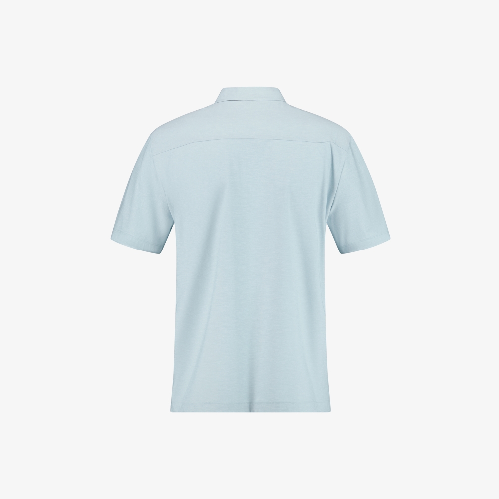 Woven Pocket Collar T-shirt_GU