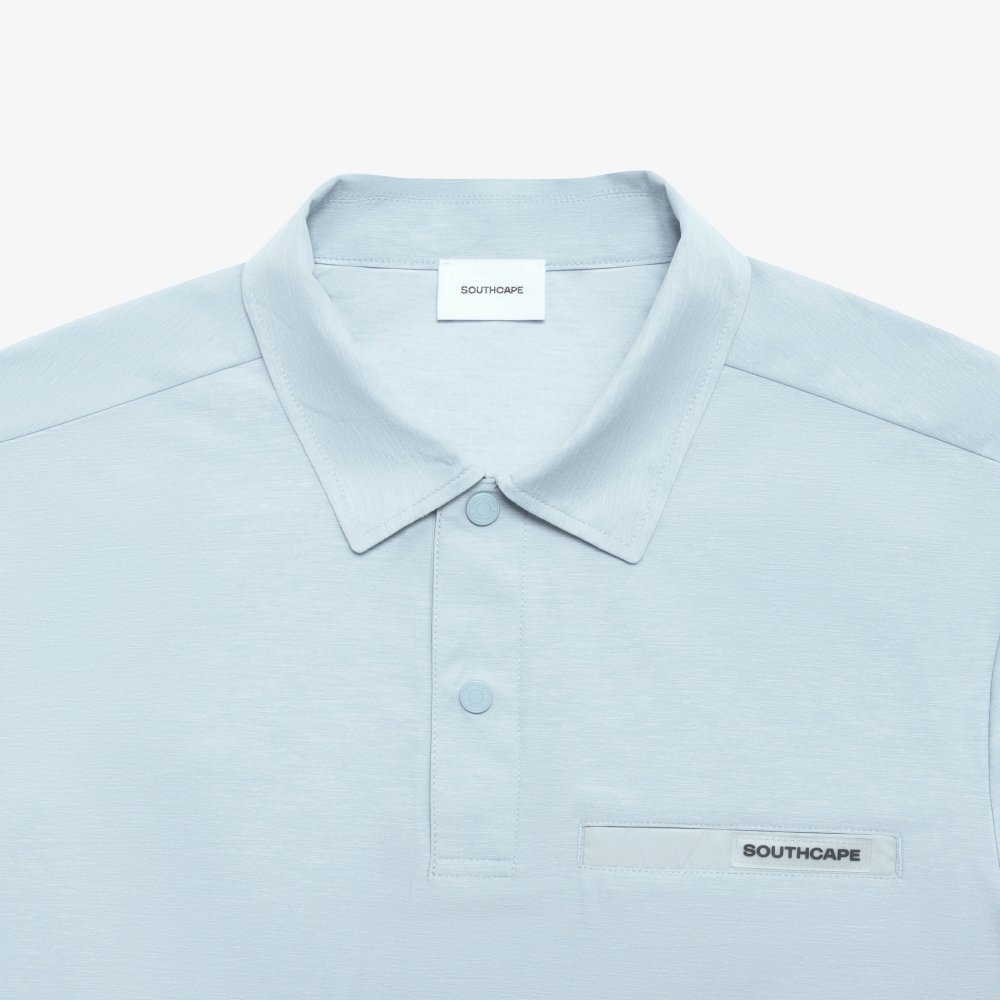 Woven Pocket Collar T-shirt_GU
