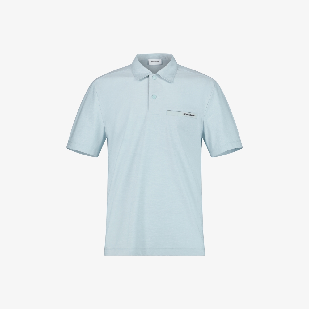 Woven Pocket Collar T-shirt_GU