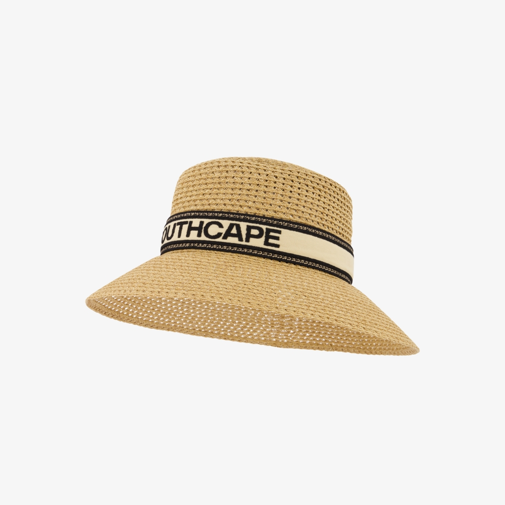 Logo Band Straw Panama Hat_NT